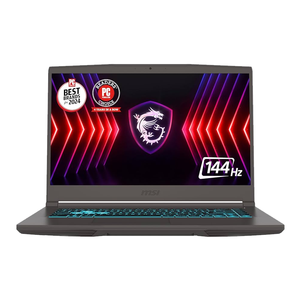 MSI Thin 15 B12VE-1486XEG Laptop (Intel Core i5/12450H - 8GB Ram DDR4 - 512GB M.2 NVMe - Nvidia RTX4050 6G DDR6 - 15.6 Inch FHD IPS 144Hz) - Gray