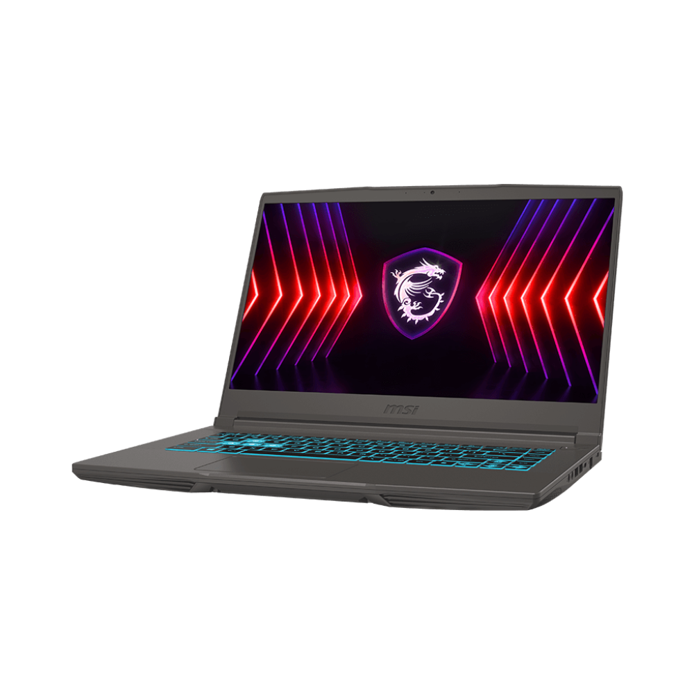 MSI Thin 15 B12VE-1486XEG Laptop (Intel Core i5/12450H - 8GB Ram DDR4 - 512GB M.2 NVMe - Nvidia RTX4050 6G DDR6 - 15.6 Inch FHD IPS 144Hz) - Gray