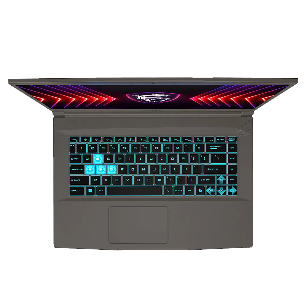 MSI Thin 15 B2RVE-3209XEG Laptop (Intel Core 7/240H - 16GB DDR4 - 512GB M.2 NVMe - Nvidia RTX 4050 6GB DDR6 - 15.6 Inch FHD IPS 144Hz - Win11) - Cosmos Gray