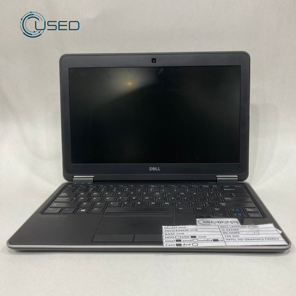 Laptop Used Dell Latitude E7240 (I5/4310U - 8G DDR3 - 128G SSD - Intel HD Graphics - Cam - 12.5 Inch)