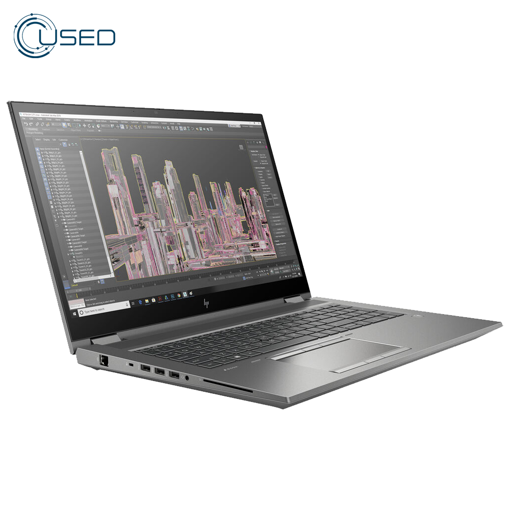 Laptop Used Workstation HP Zbook Fury 17 G7 (I7/10850H - 32G DDR4 - 512g M.2 NVMe - Quadro RTX 3000 6G DDR6 - Cam - 17.3 Inch)