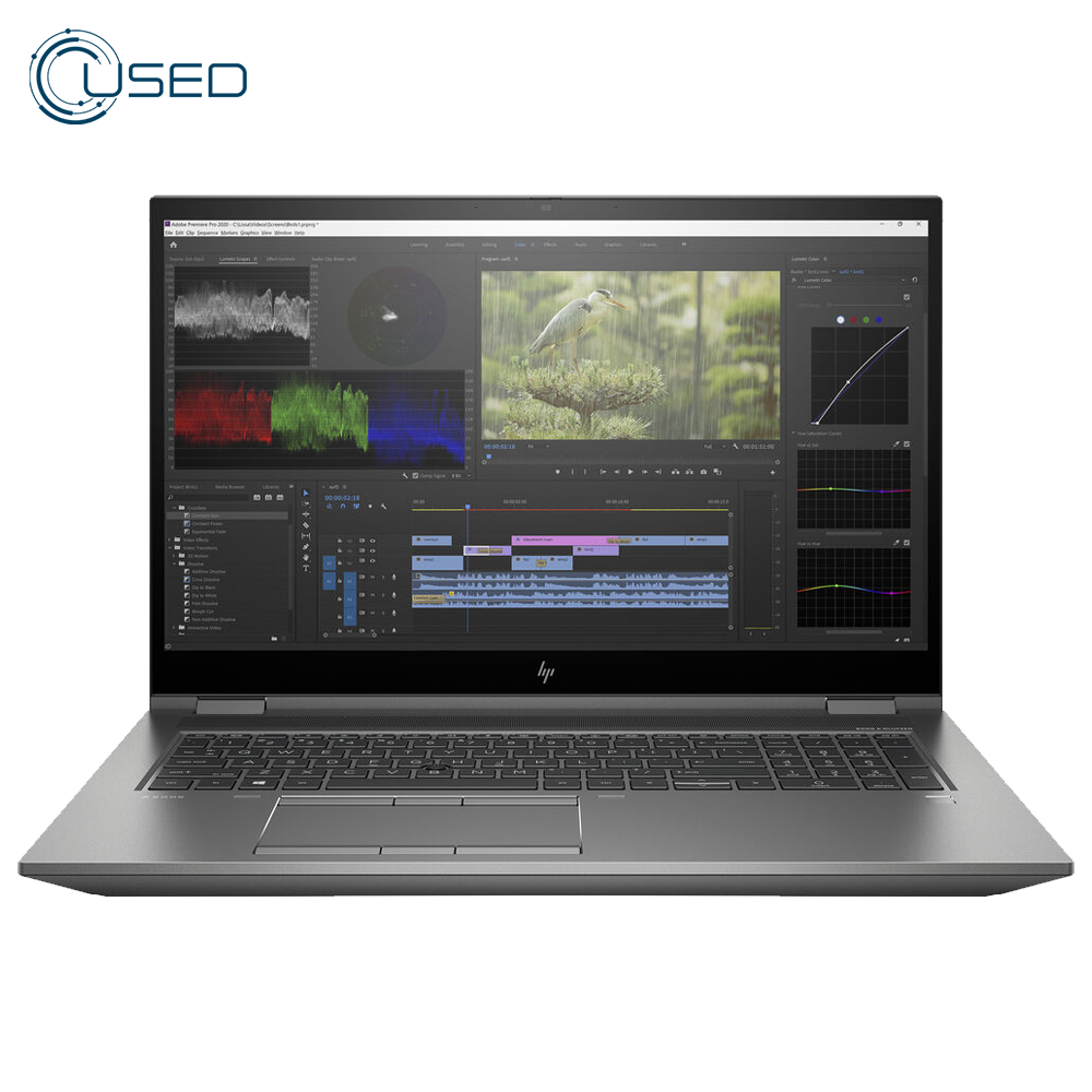 Laptop Used Workstation HP Zbook Fury 17 G7 (I7/10850H - 32G DDR4 - 512g M.2 NVMe - Quadro RTX 3000 6G DDR6 - Cam - 17.3 Inch)