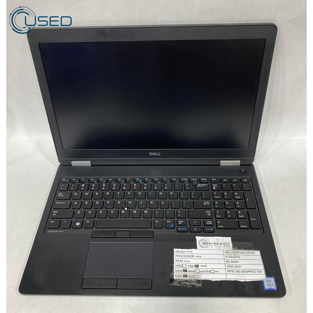 Laptop Used Dell Latitude E5570 (I5/6440HQ - 8G DDR4 - 500G HDD - Intel HD Graphics 530 - No Cam - 15.6 Inch)