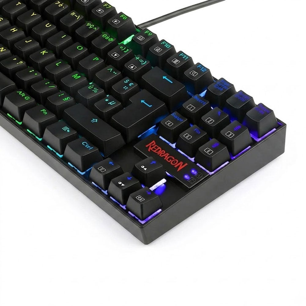 Redragon Kumara K552P-KR-UK Red Switch Wired Mechanical Gaming Keyboard