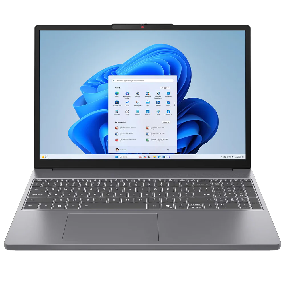 Lenovo IdeaPad Slim 3 15IRH10 Laptop (Intel Core i7/13620H - 8GB DDR5 - 512GB M.2 NVMe - Intel UHD Graphics - 15.3 inch WUXGA IPS 60Hz - Topload T210 Bag) - Luna Grey