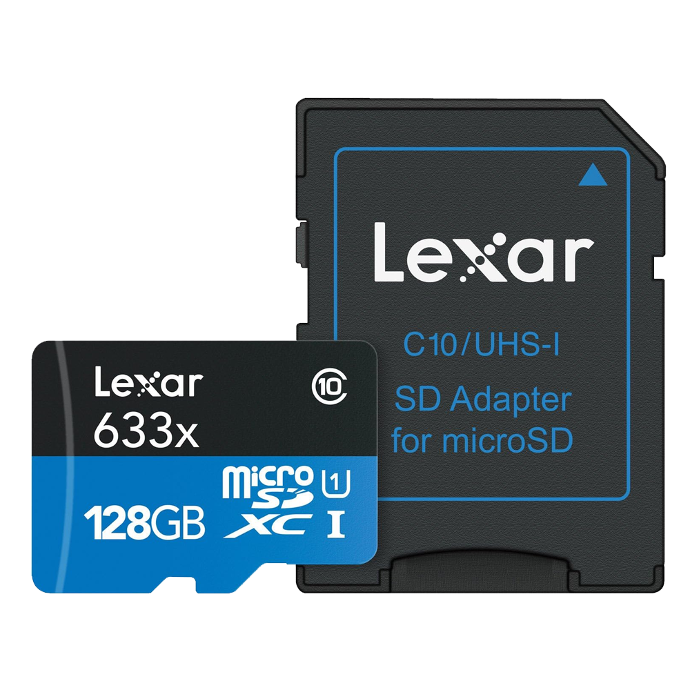 Lexar 633x 128GB Class 10 microSD Memory Card
