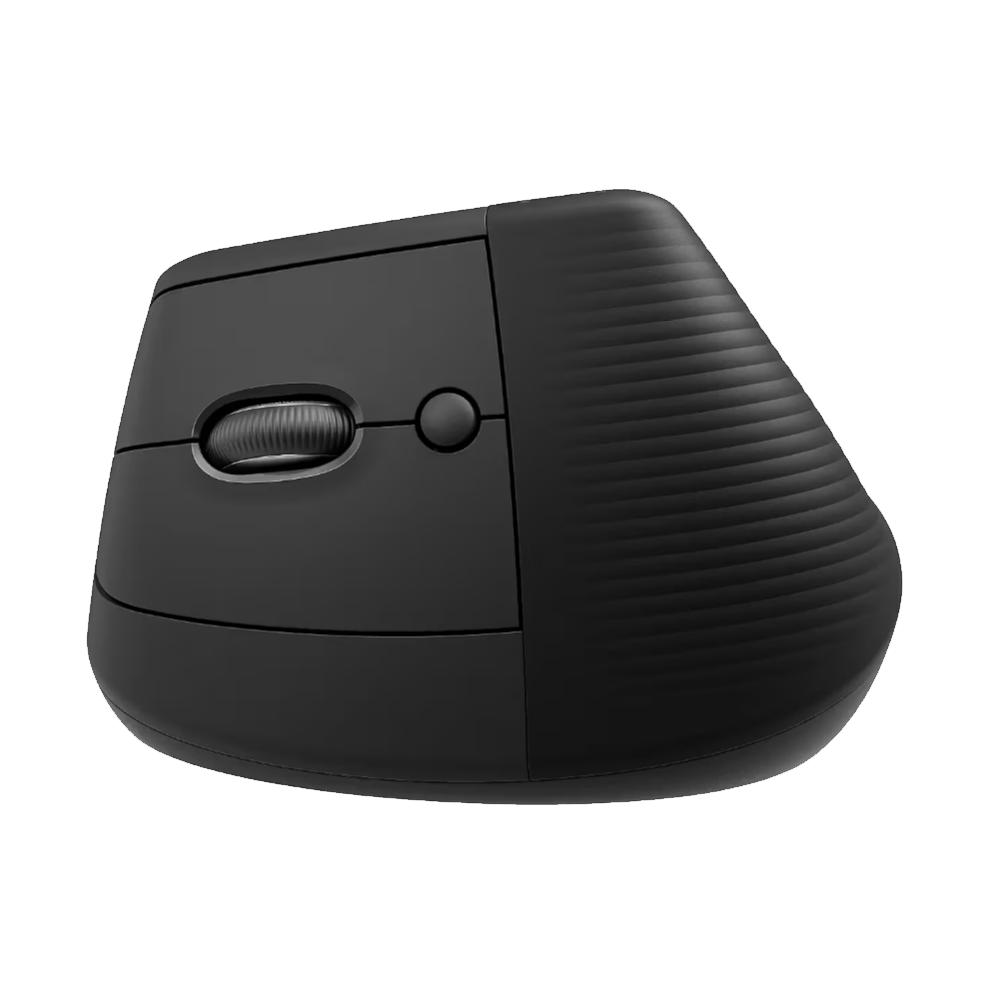 Logitech Lift Vertical Ergonomic Bluetooth/Wireless Mouse 4000Dpi - Graphite