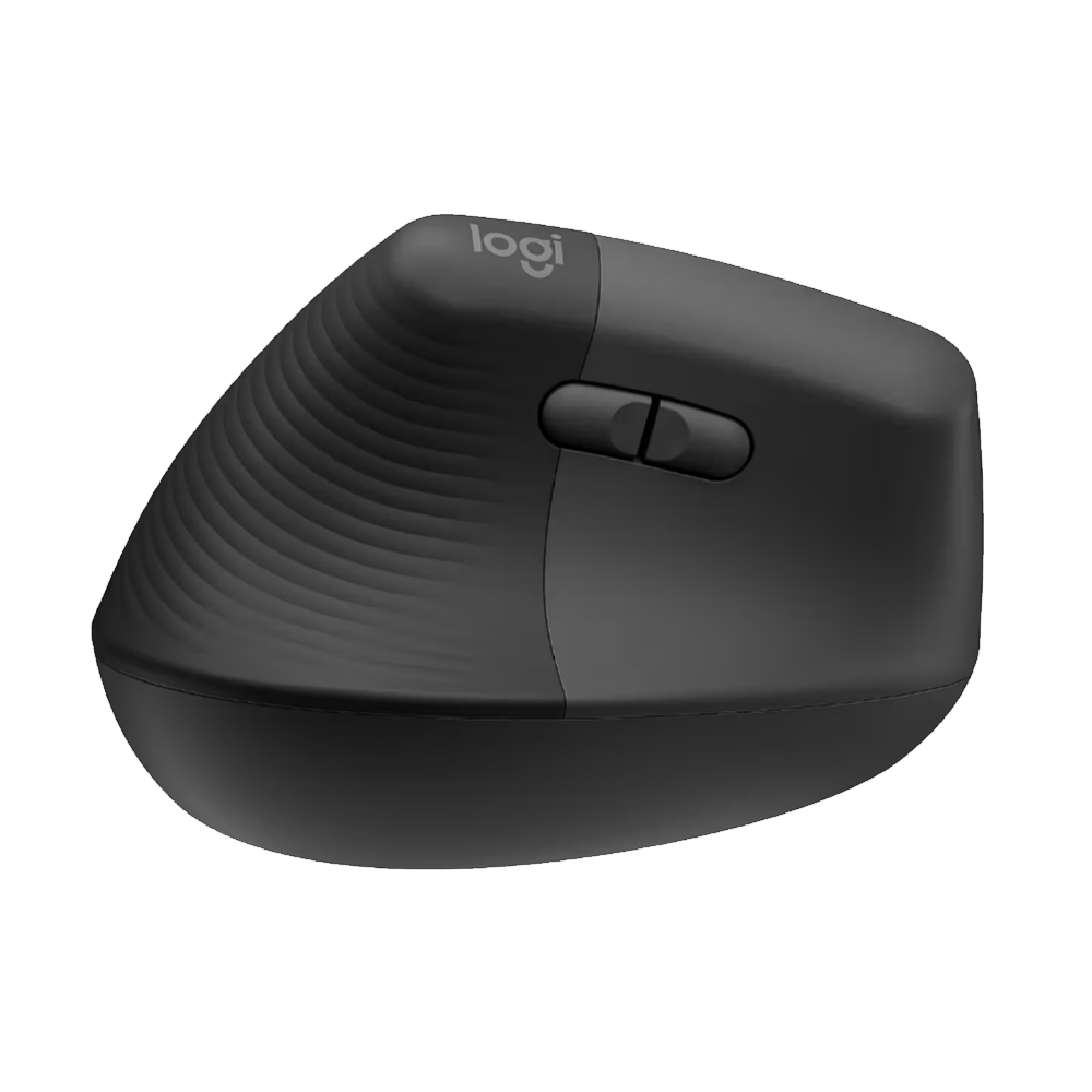 Logitech Lift Vertical Ergonomic Bluetooth/Wireless Mouse 4000Dpi - Graphite