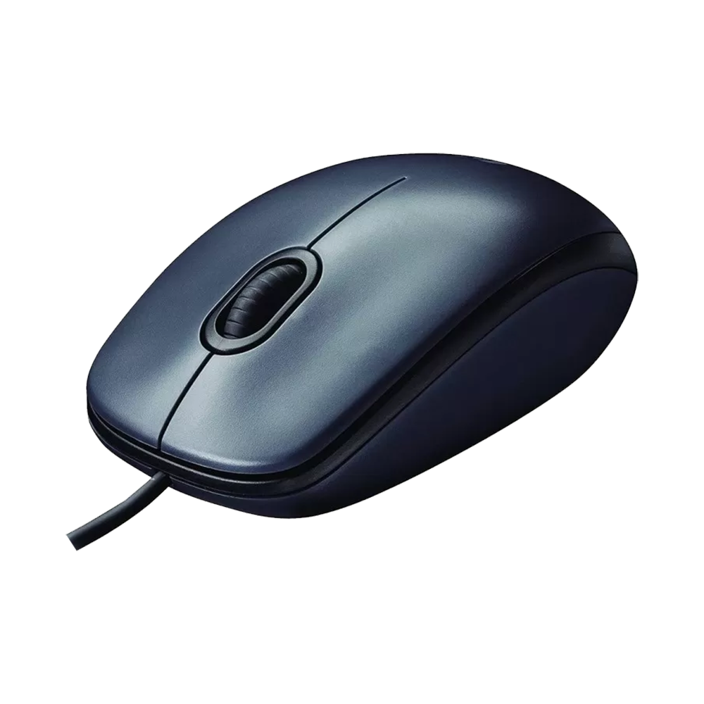 Logitech M90 Wired Mouse - Gray