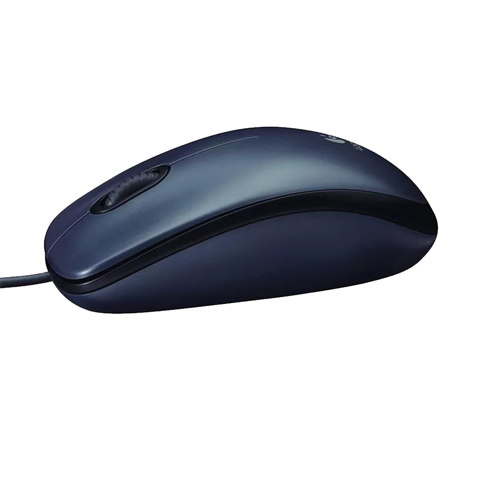 Logitech M90 Wired Mouse - Gray