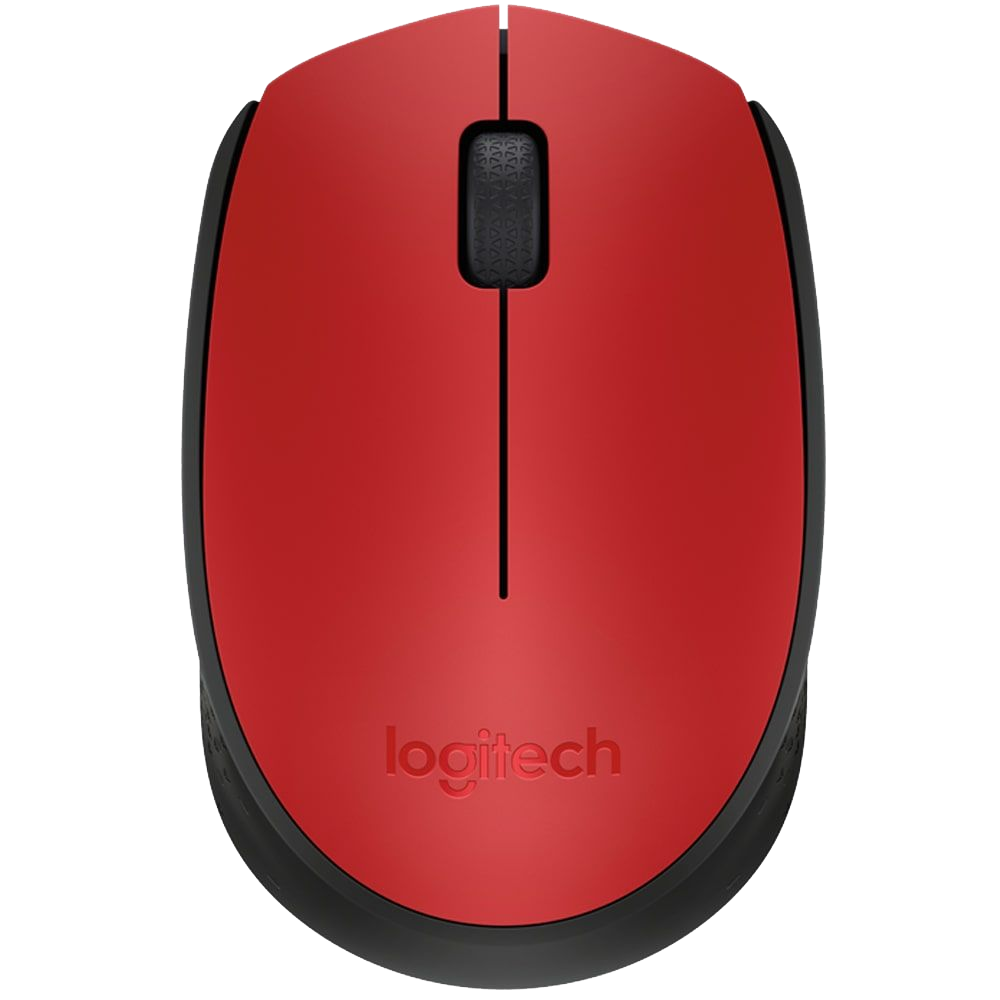 Logitech M171 Wireless Mouse - Red