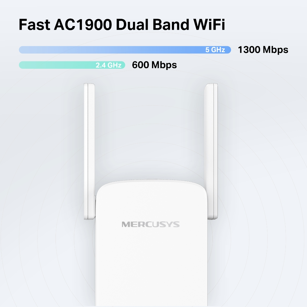 Mercusys ME50G AC1900 1900Mbps Wi-Fi Range Extender (1 Port - 4 Antenna)