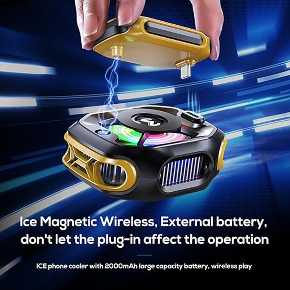 MEMO CX12 Magnetic Mobile Cooling Fan With External Battery