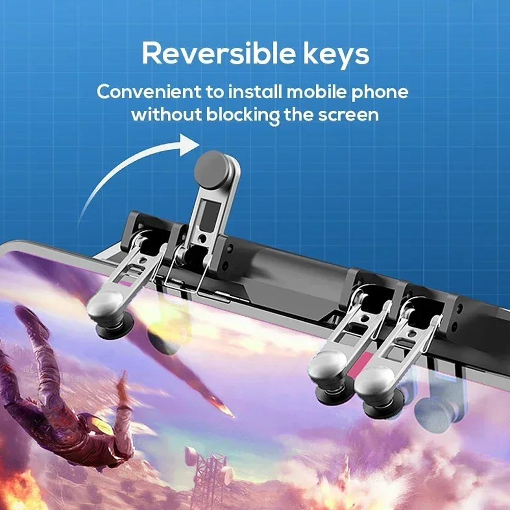 MEMO DL-100 Six Fingers Mobile Game Controller With Fan Cooling