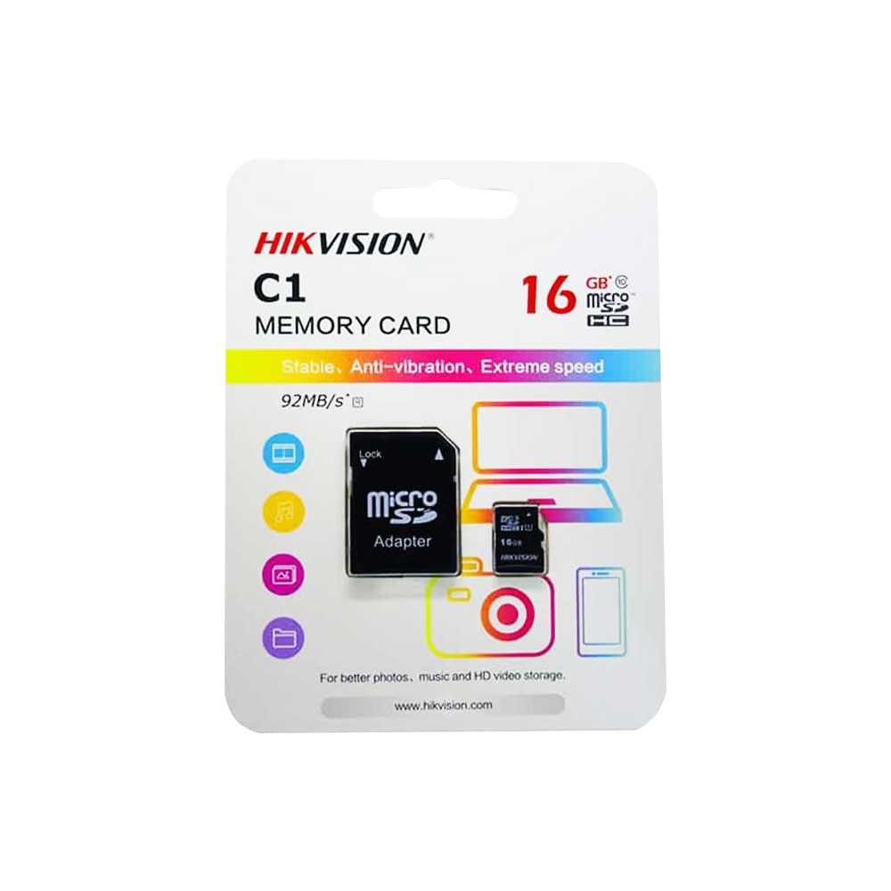 Hikvision C1 16GB Class 10 microSD Memory Card