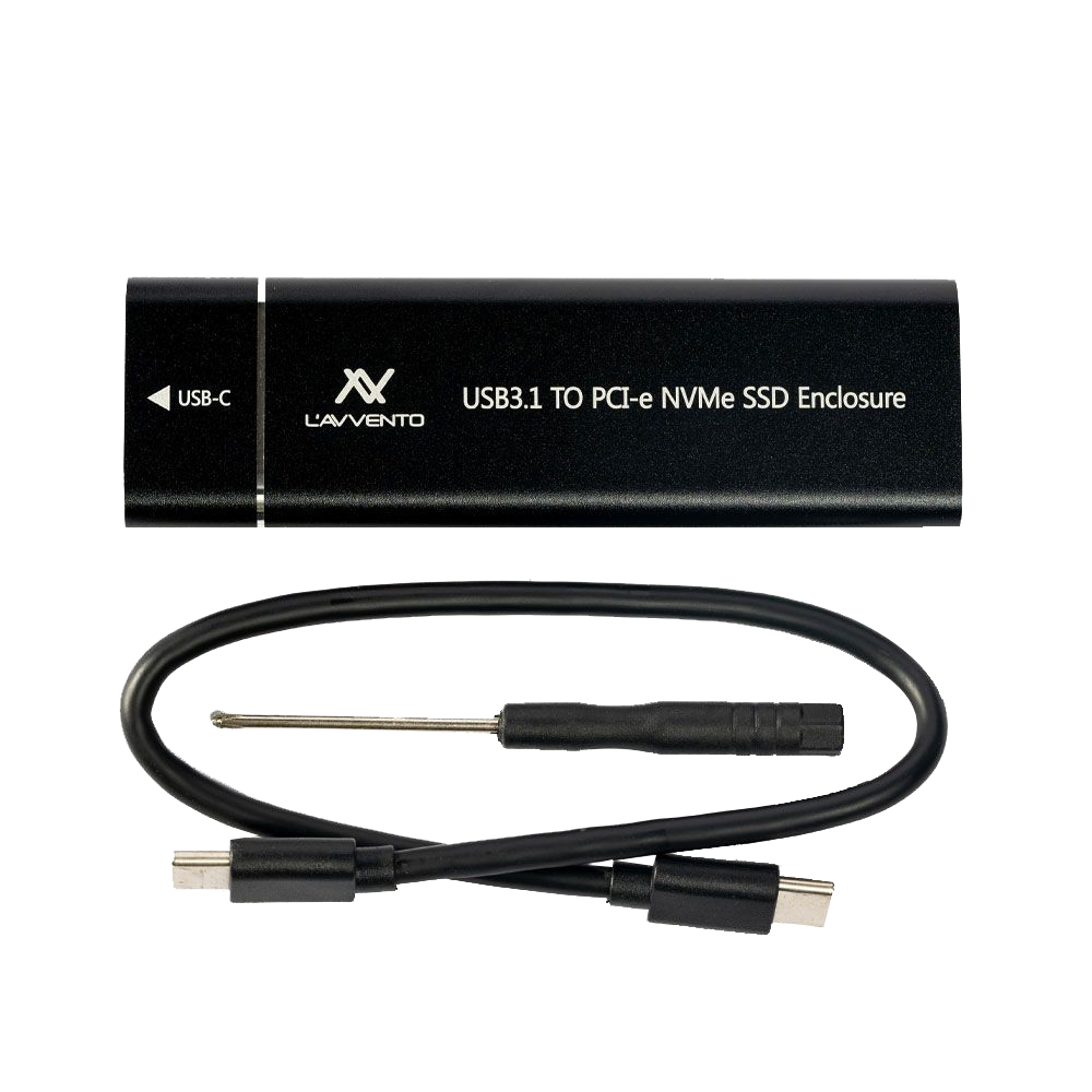 Mobile Rack M.2 NVMe Lavvento Cv416 Type-C