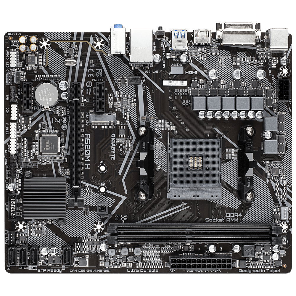 Asus Prime A520M-K AMD AM4 Motherboard