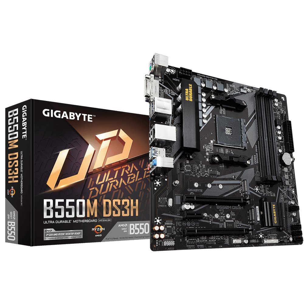 Gigabyte B550M DS3H R2 AMD AM4 Motherboard