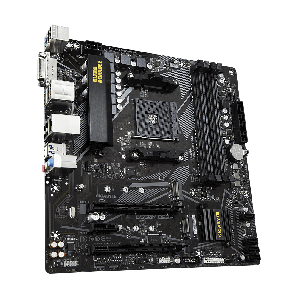 Gigabyte B550M DS3H R2 AMD AM4 Motherboard