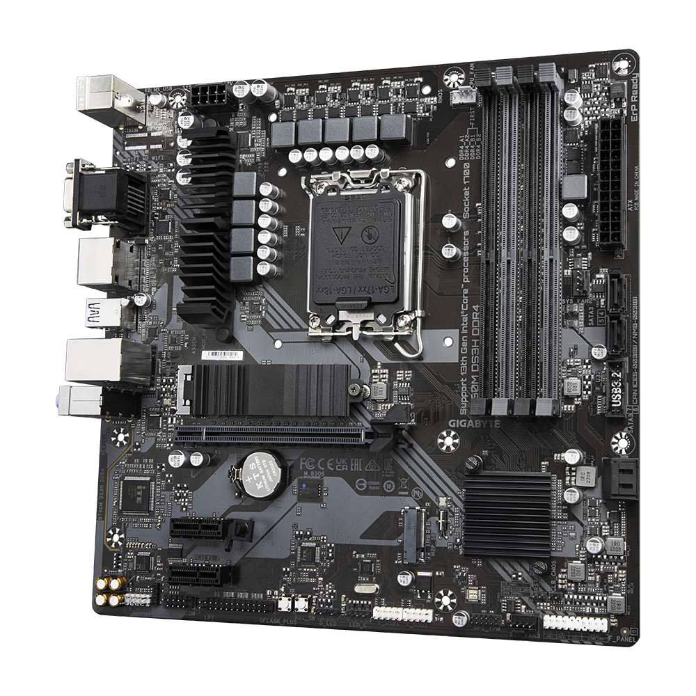 Gigabyte B760M DS3H DDR4 Intel Socket LGA 1700 Motherboard