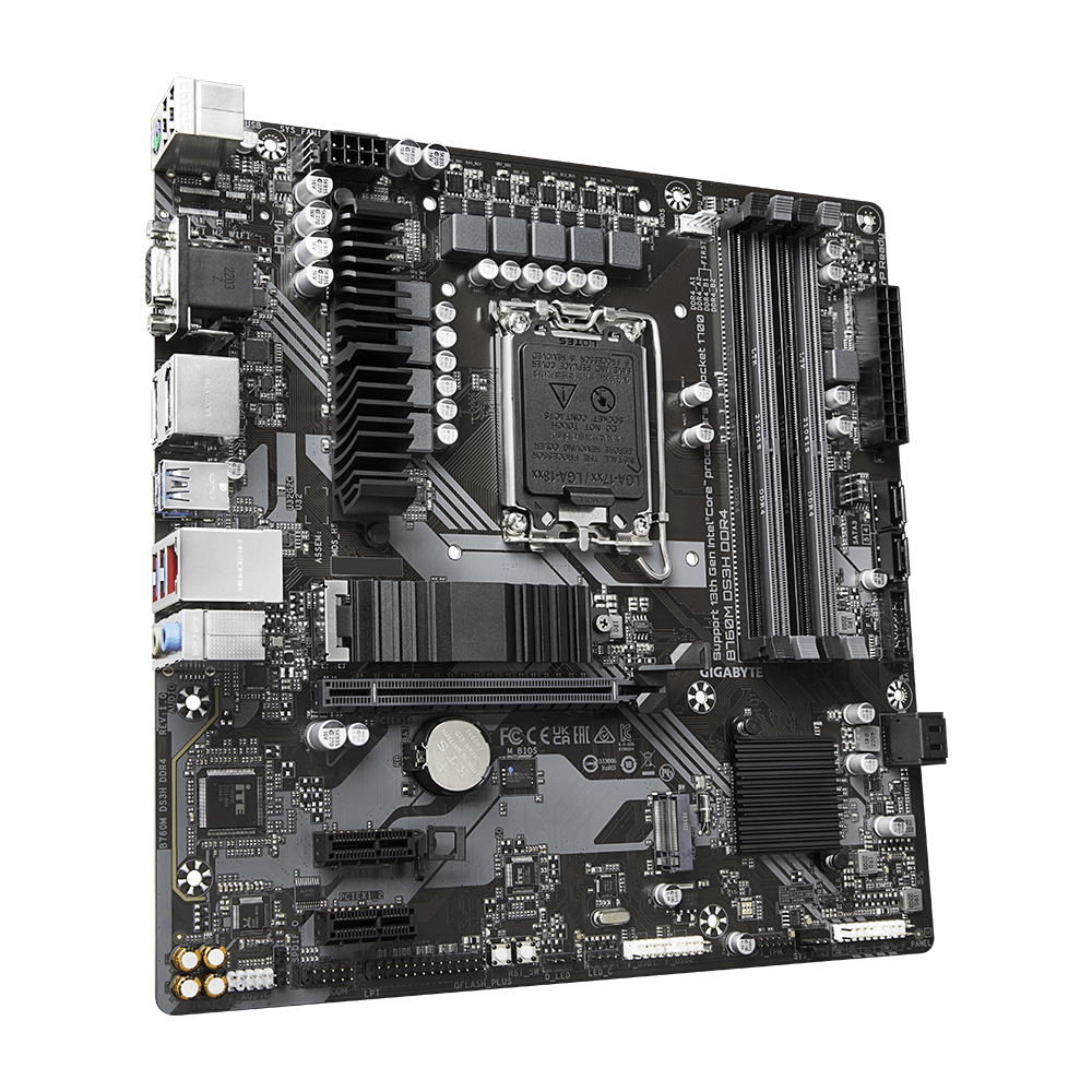 Gigabyte B760M DS3H DDR4 Intel Socket LGA 1700 Motherboard