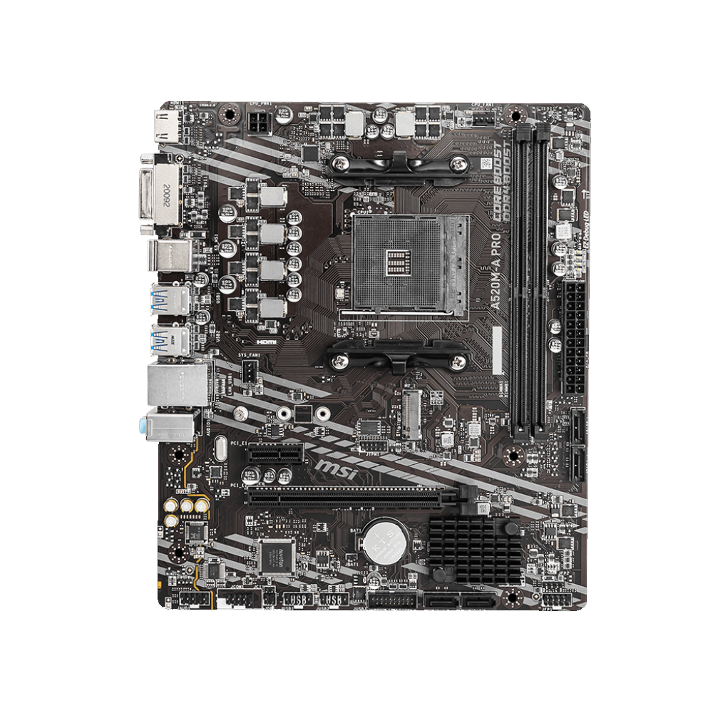 MSI A520M-A PRO AMD Motherboard AM4