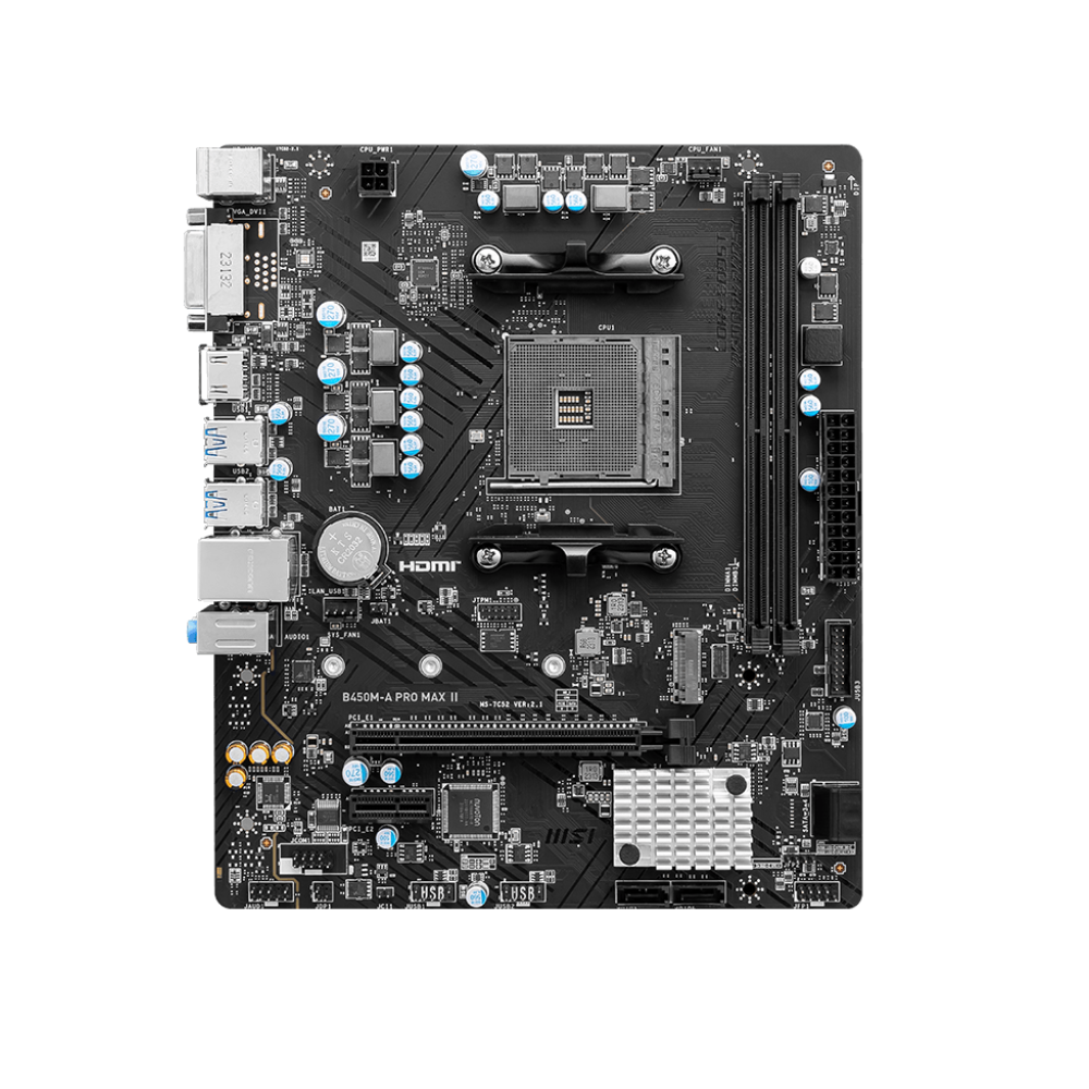 MSI B450M-A PRO Max II AMD Socket AM4 Motherboard