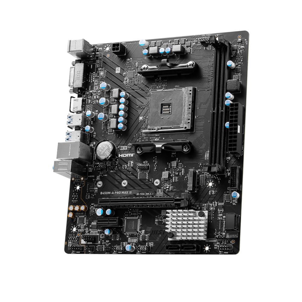 MSI B450M-A PRO Max II AMD Socket AM4 Motherboard