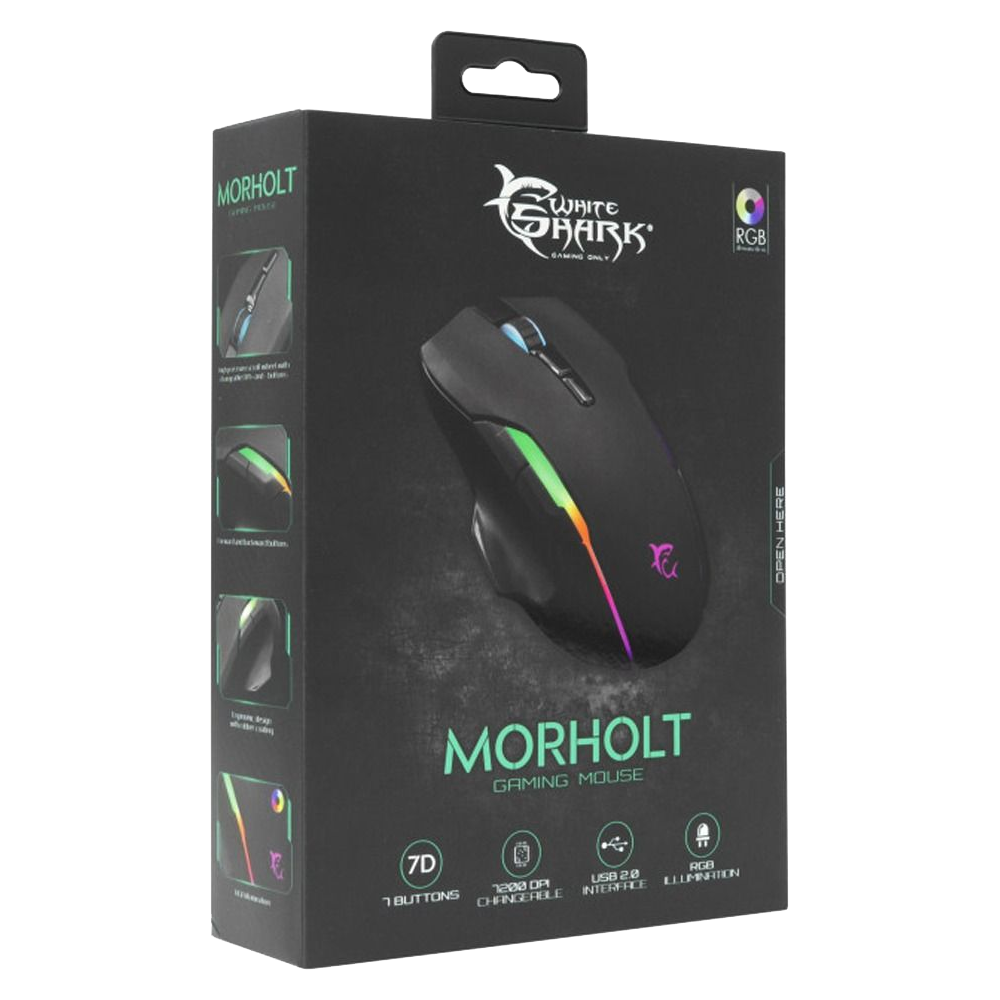 Mouse USB Gaming White Shark Morholt Gm-9009 Mo287