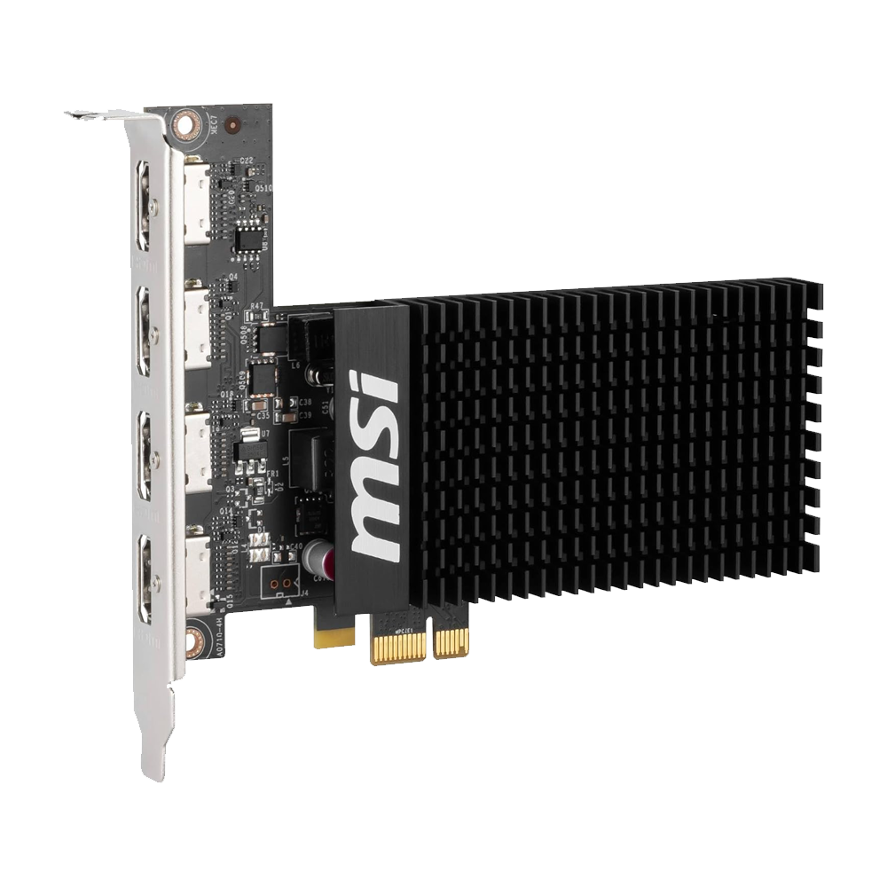 MSI GeForce GT 710 2GB 4HDMI DDR3 Graphics Card