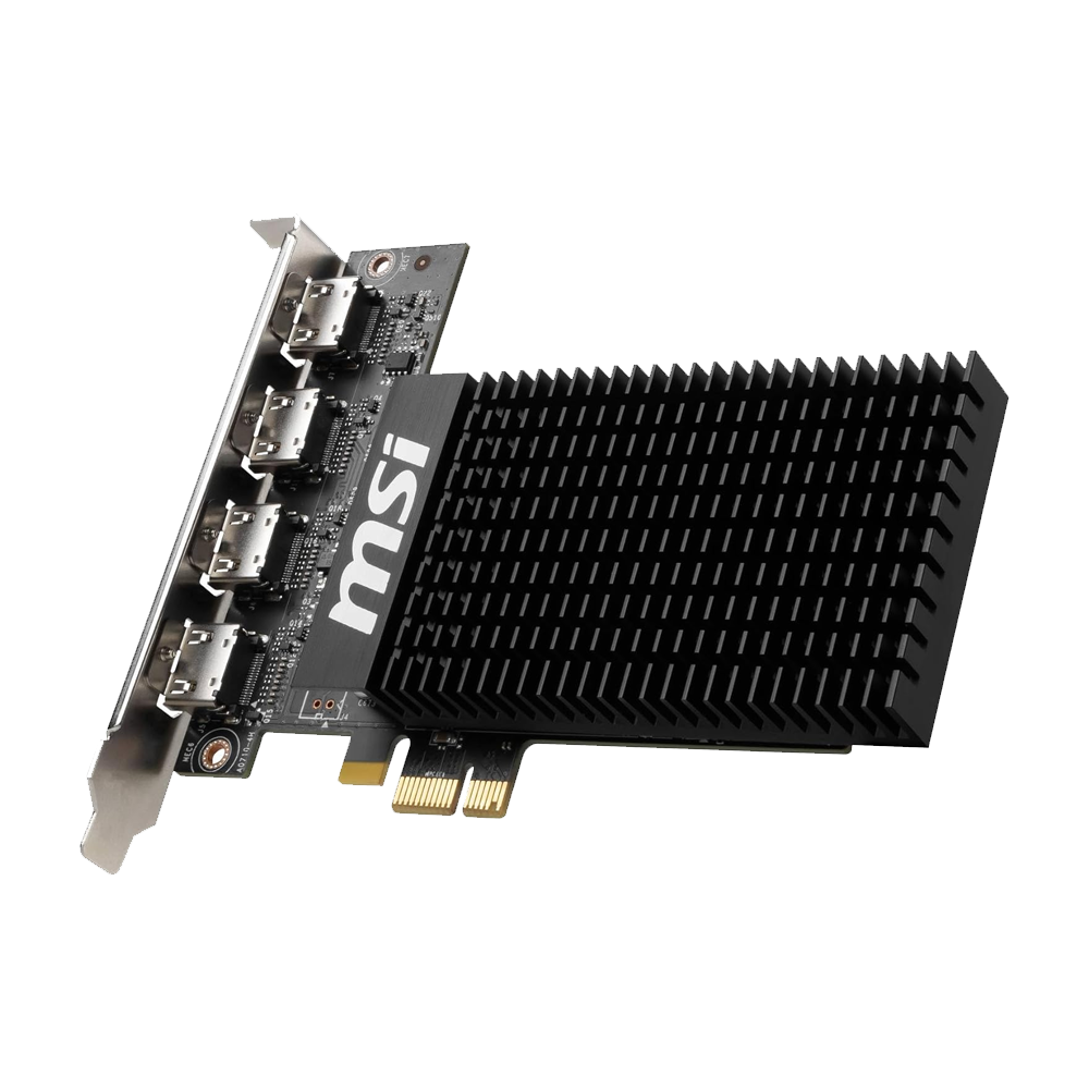 MSI GeForce GT 710 2GB 4HDMI DDR3 Graphics Card
