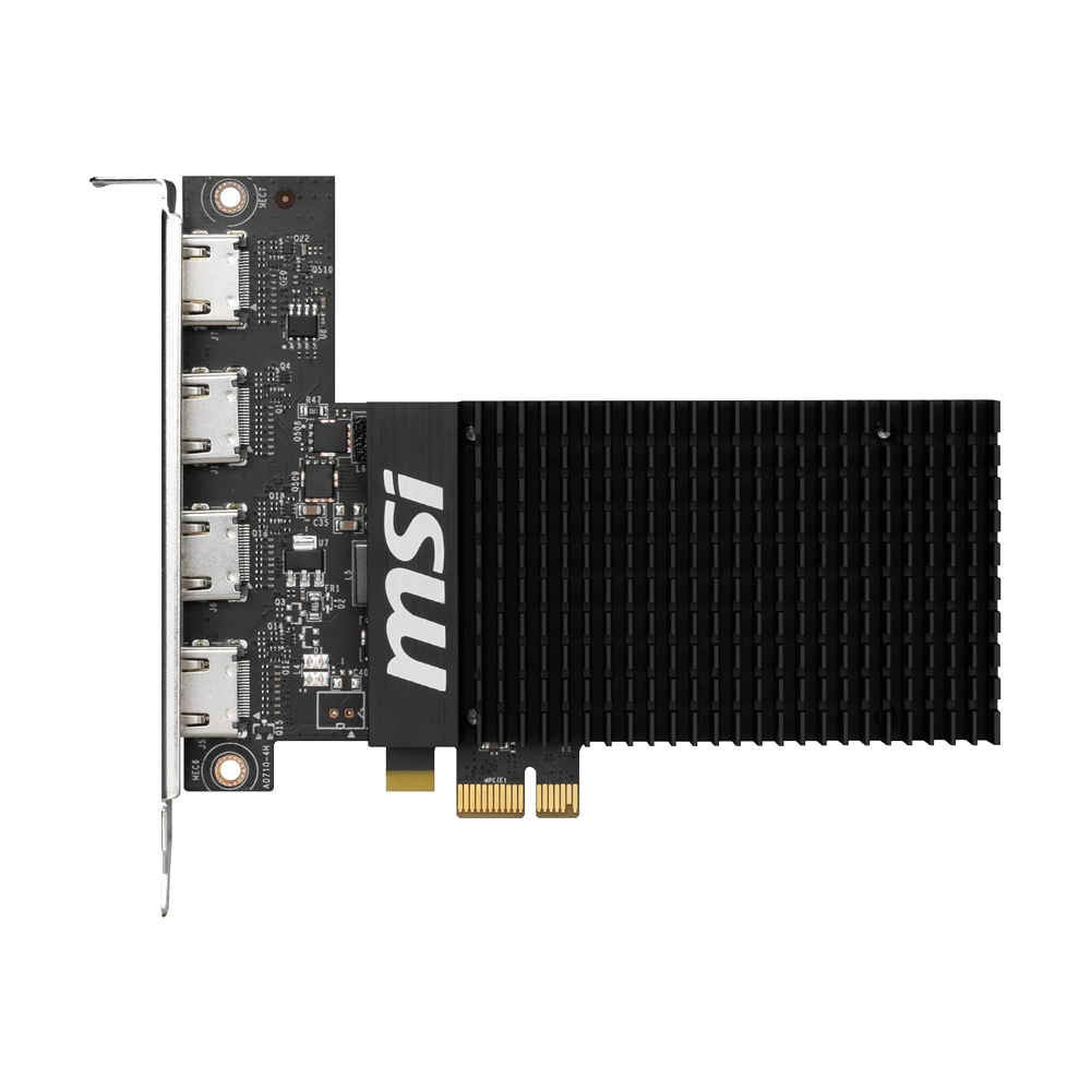 MSI GeForce GT 710 2GB 4HDMI DDR3 Graphics Card