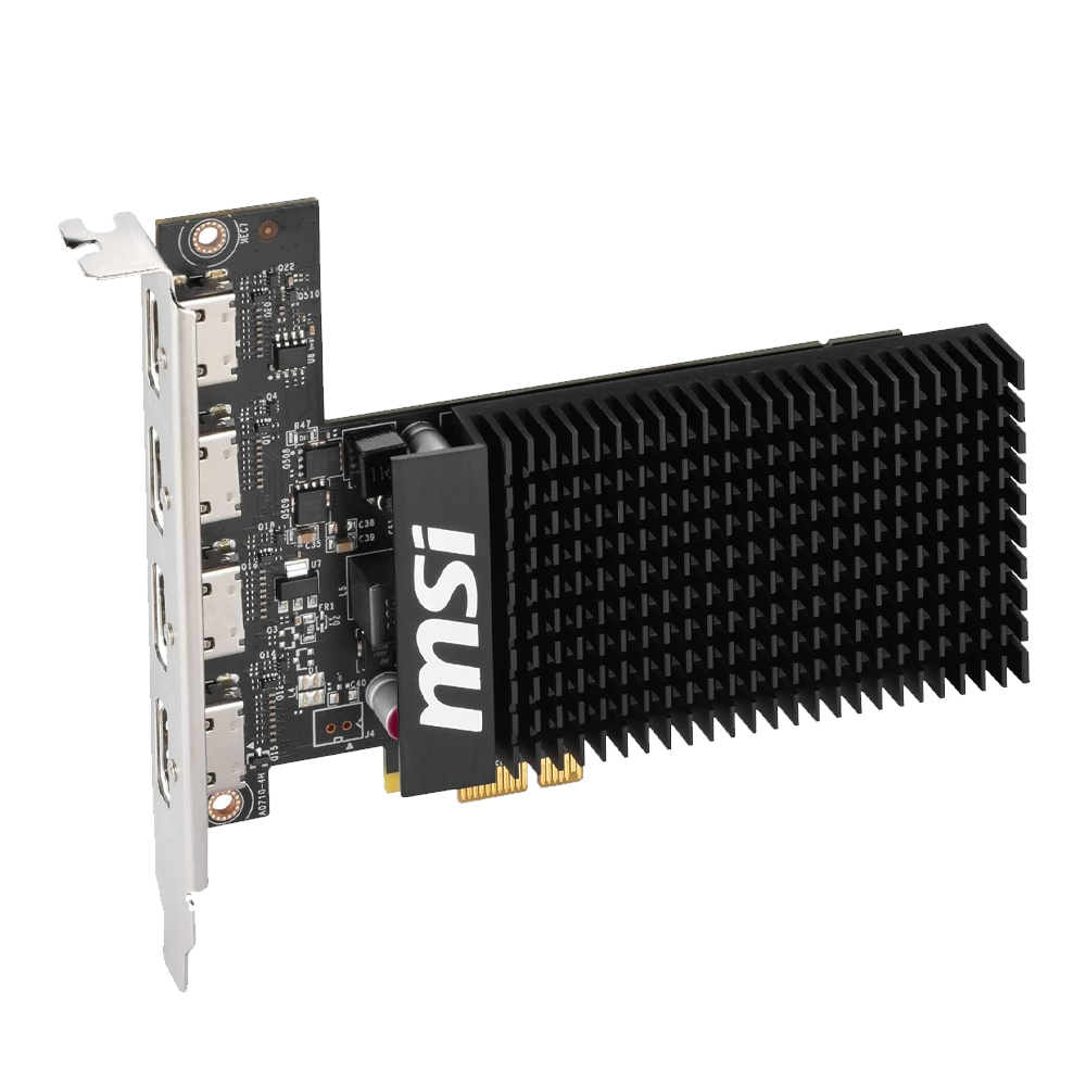 MSI GeForce GT 710 2GB 4HDMI DDR3 Graphics Card