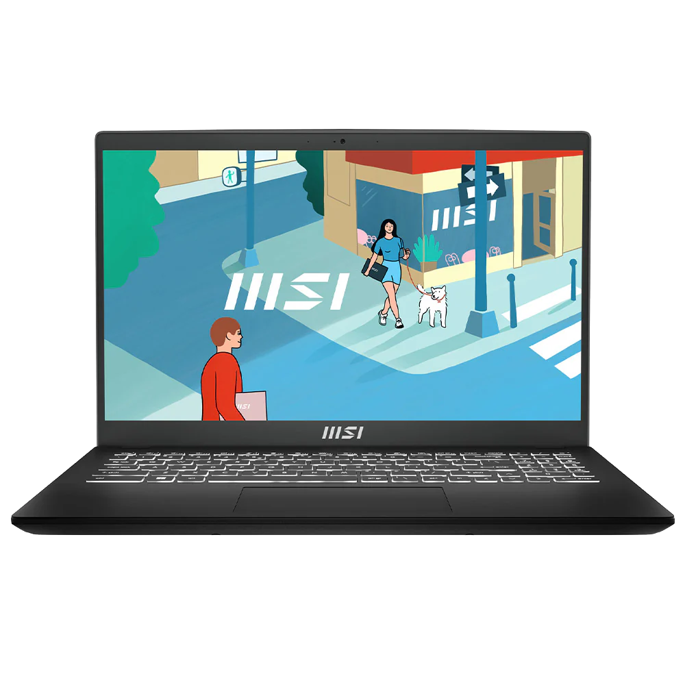 MSI Modern 15 H B13M-088XEG Laptop (Intel Core i7/13620H - 8GB Ram DDR4 - 512GB M.2 NVMe - Intel Iris Xe Graphics - 15.6 Inch FHD IPS 60Hz) - BLACK
