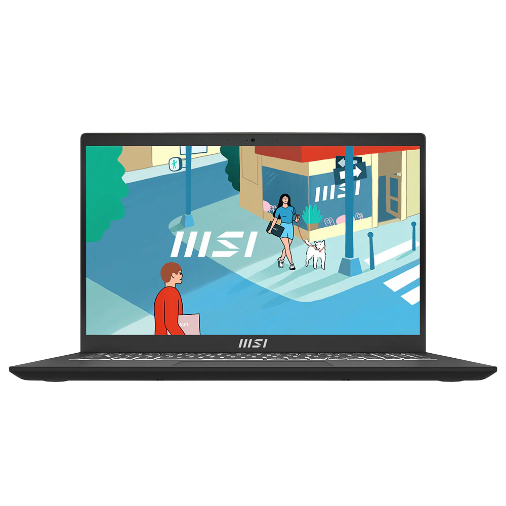 MSI Modern 15 H B13M-088XEG Laptop (Intel Core i7/13620H - 8GB Ram DDR4 - 512GB M.2 NVMe - Intel Iris Xe Graphics - 15.6 Inch FHD IPS 60Hz) - BLACK