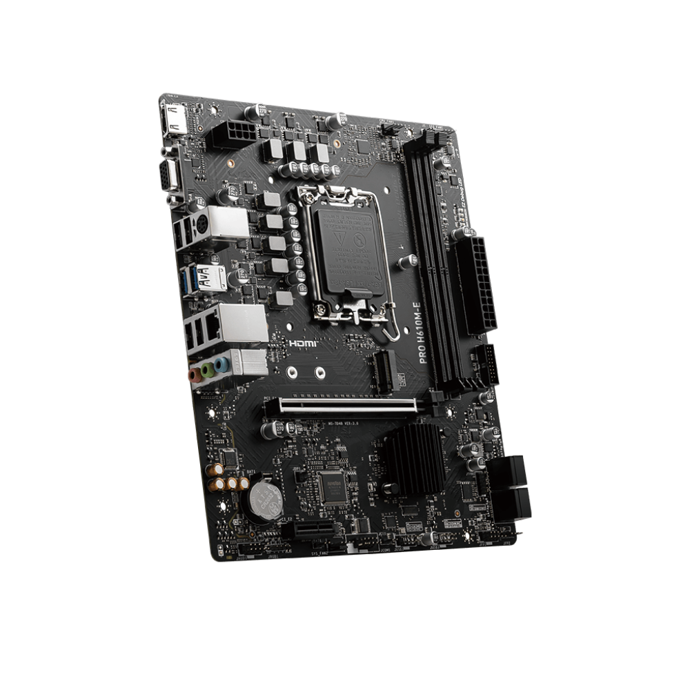 MSI PRO H610M-E DDR5 Intel Motherboard LGA 1700