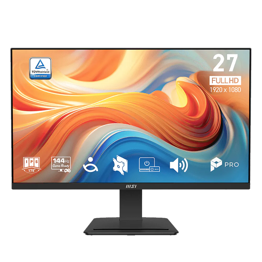 MSI PRO MP273 E14A 27-Inch Monitor (Flat IPS - 144Hz) (HDMI - Display - VGA - Audio)