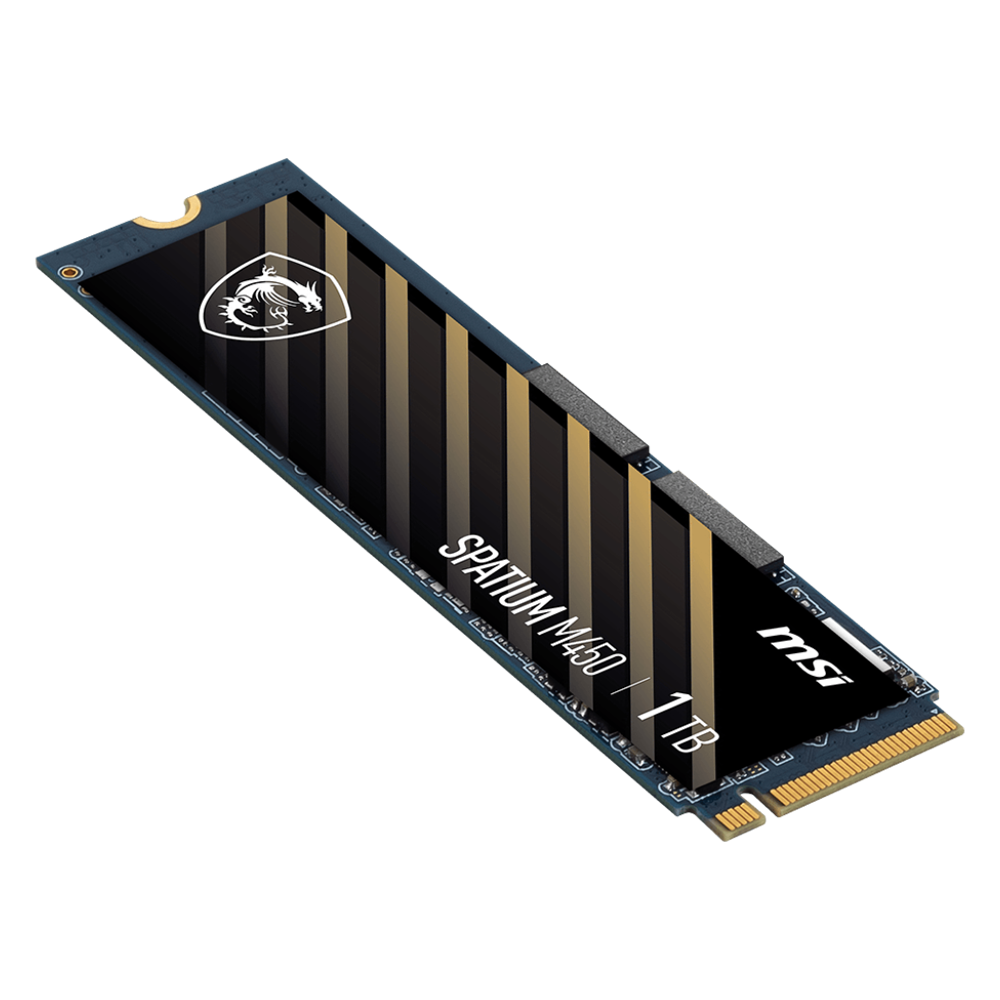 MSI Spatium M450 1TB PCIe 4.0 NVMe M.2 SSD