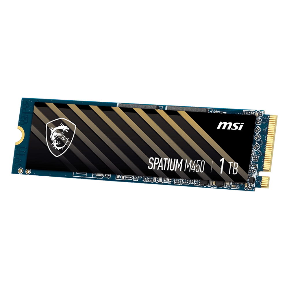 MSI Spatium M450 1TB PCIe 4.0 NVMe M.2 SSD