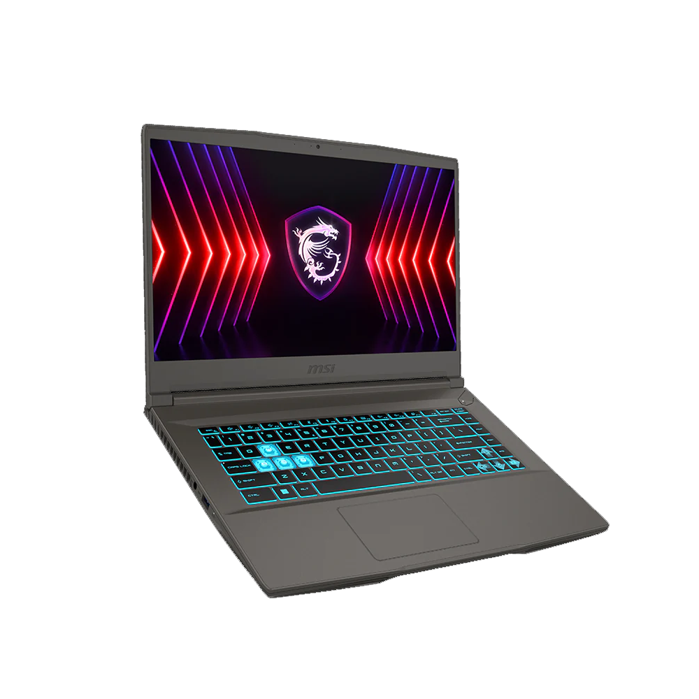 MSI Thin 15 B12UCX-2616XEG Laptop (Intel Core i5/12450H - 8GB Ram DDR4 - 512GB M.2 NVMe - Nvidia RTX 2050 4GB DDR6 - 15.6 Inch FHD IPS 144Hz) - Gray