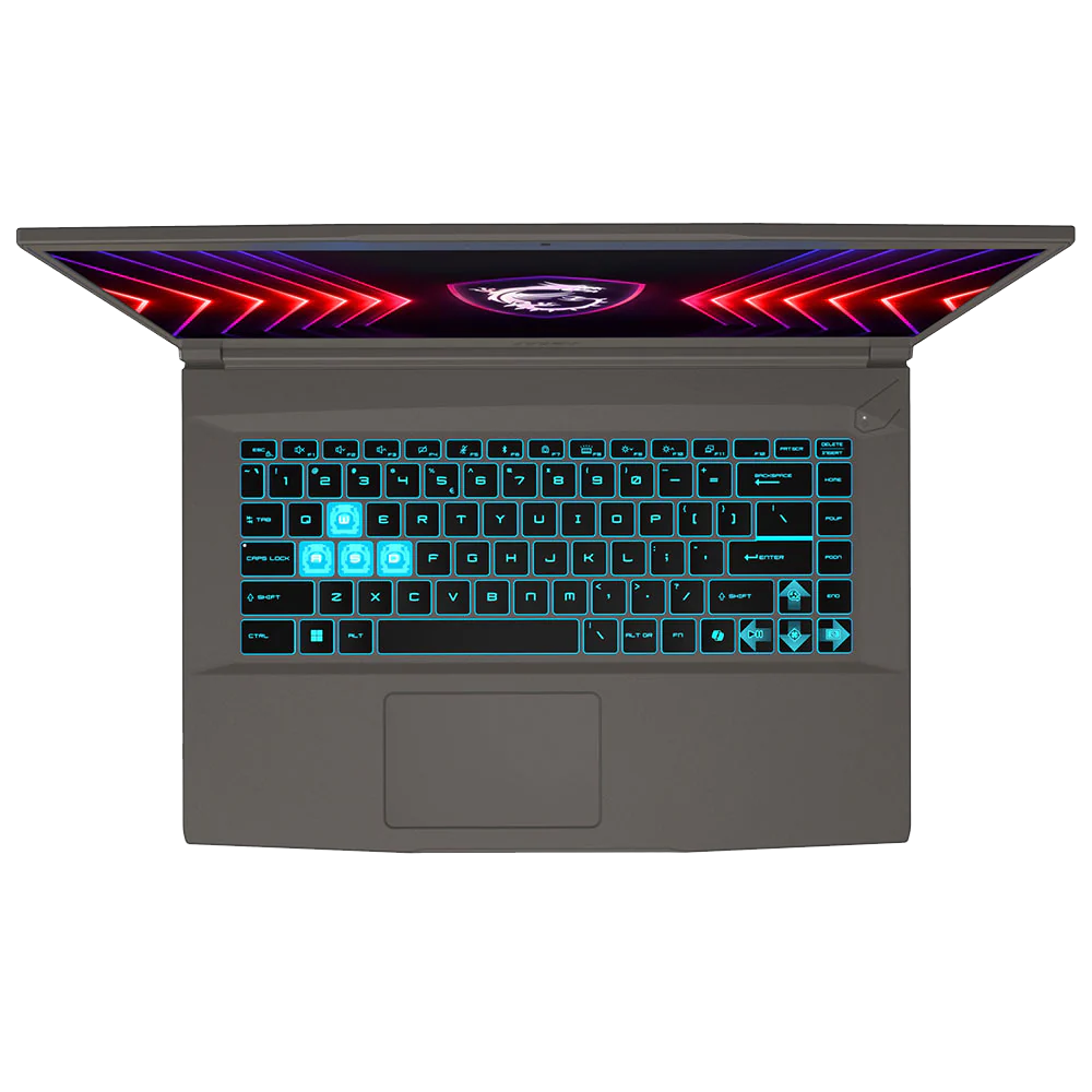 MSI Thin 15 B13UCX-2491XEG Laptop (Intel Core i7/13620H - 16GB Ram DDR5 - 512GB M.2 NVMe - Nvidia RTX 2050 4GB DDR6 - 15.6 Inch FHD IPS 144Hz) - Gray