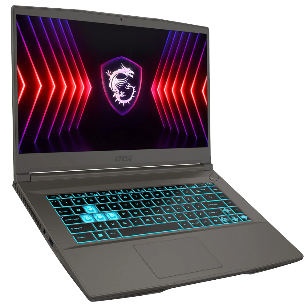 MSI Thin 15 B13UCX-2491XEG Laptop (Intel Core i7/13620H - 16GB Ram DDR5 - 512GB M.2 NVMe - Nvidia RTX 2050 4GB DDR6 - 15.6 Inch FHD IPS 144Hz) - Gray