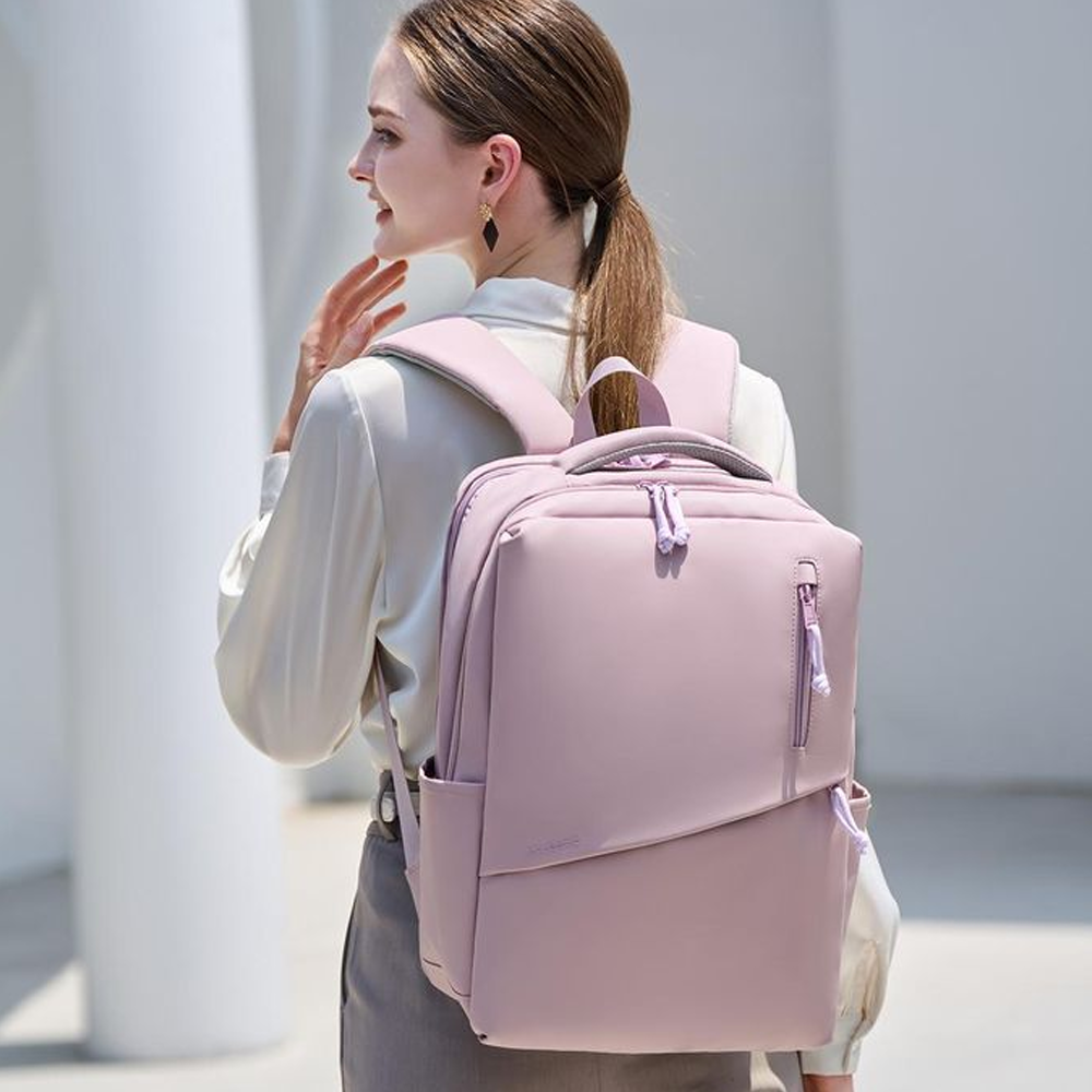 Majestic 816 15.6 Inch Laptop Backpack - Pink