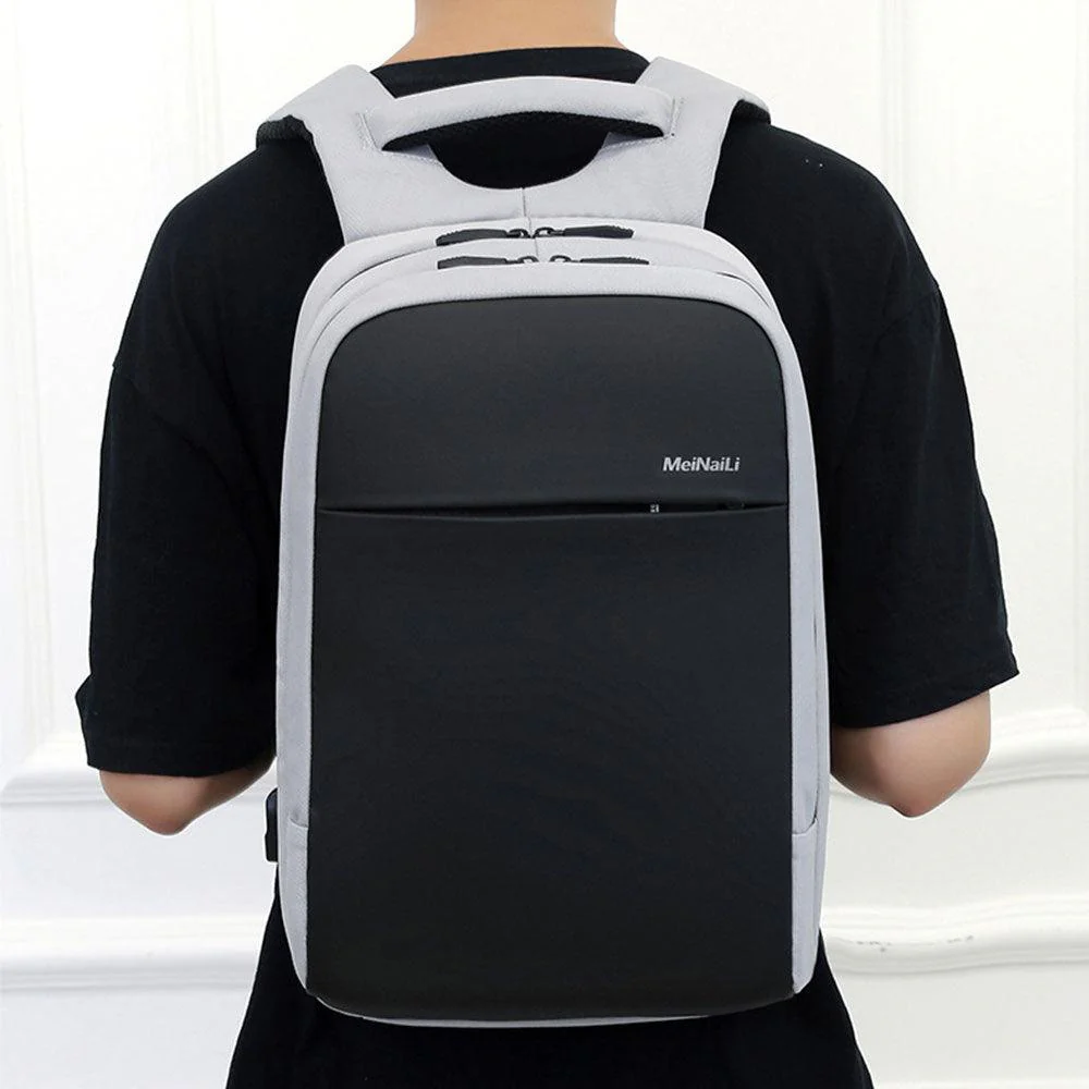 Meinaili 1802 15.6 Inch Laptop Backpack - Grey