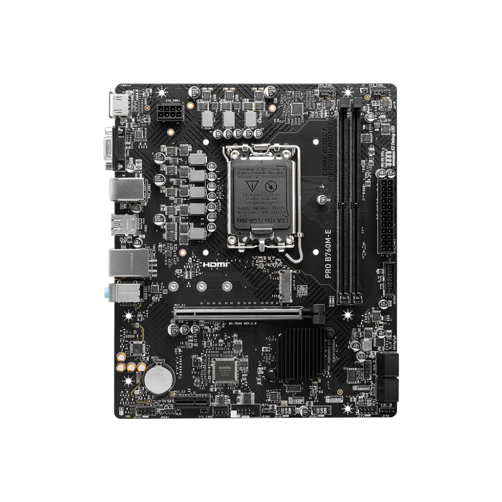MSI PRO B760M-E DDR5 Intel Motherboard LGA 1700