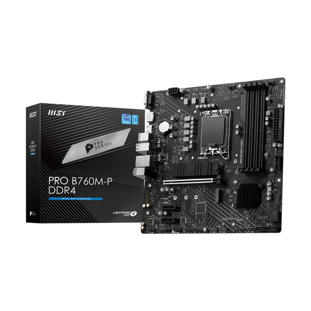 MSI PRO B760M-P DDR4 Motherboard LGA 1700
