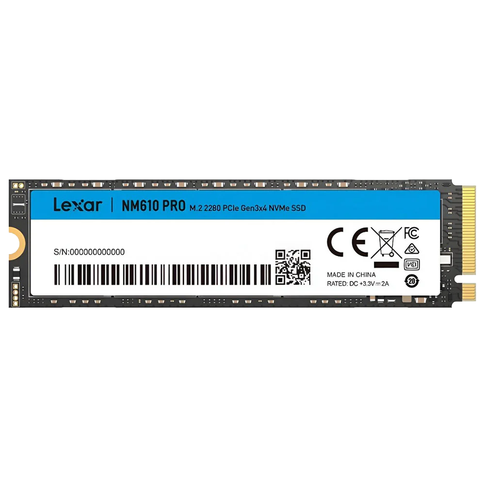 Lexar NM610 PRO 500GB PCIe NVMe M.2 SSD