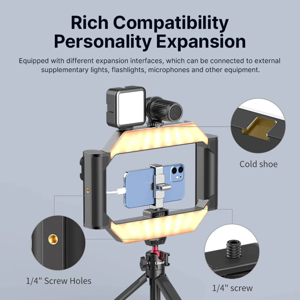 NeePho NP-L5 Mobile Holder With LED Light
