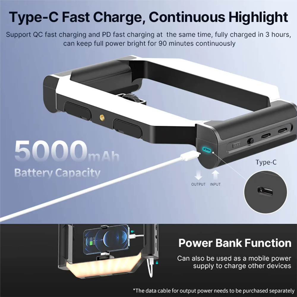 NeePho NP-L5 Mobile Holder With LED Light