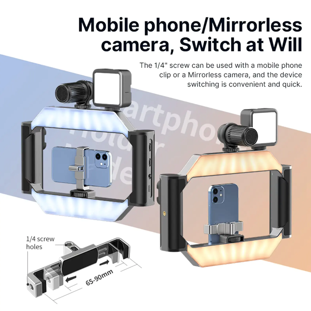NeePho NP-L5 Mobile Holder With LED Light